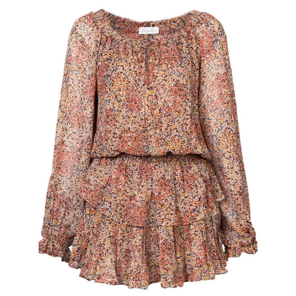LoveShackFancy- Popover Dress in Rust